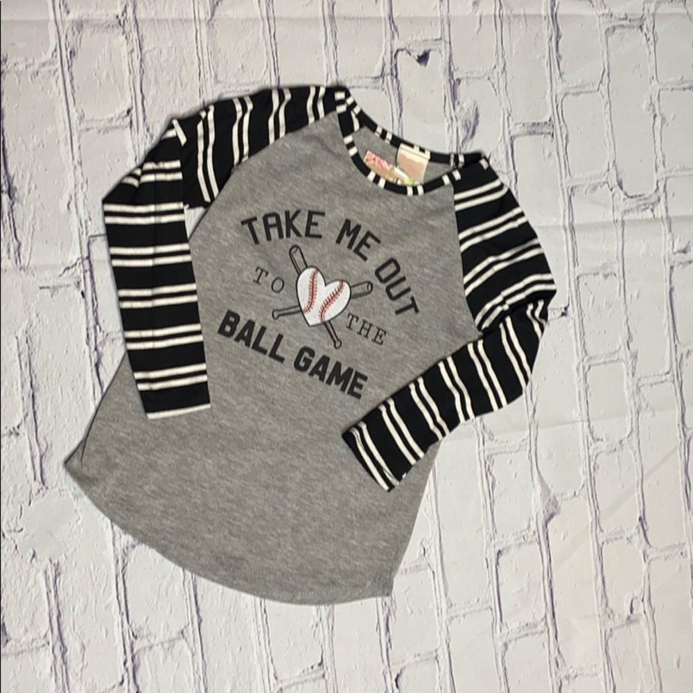 Black Baseball Tee
